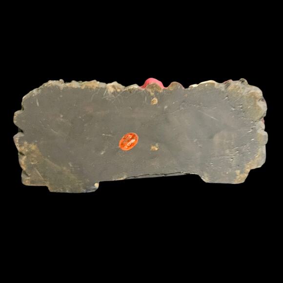 Farmhouse Barnyard Resin 3D Mantel Clock Sunflowers Cows Apples Rustic Country - Picture 5 of 5